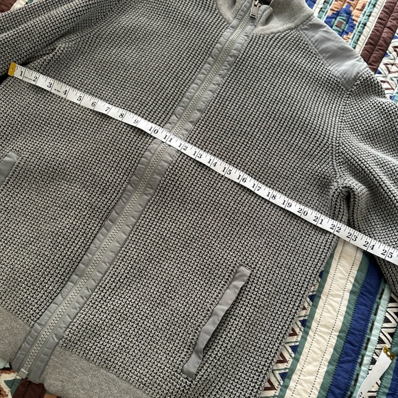 Gray sweater with zipper Calvin Klein size M-L - Picture 8 of 13